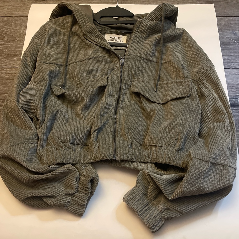 Ashley By 26 International Green Utility Jacket